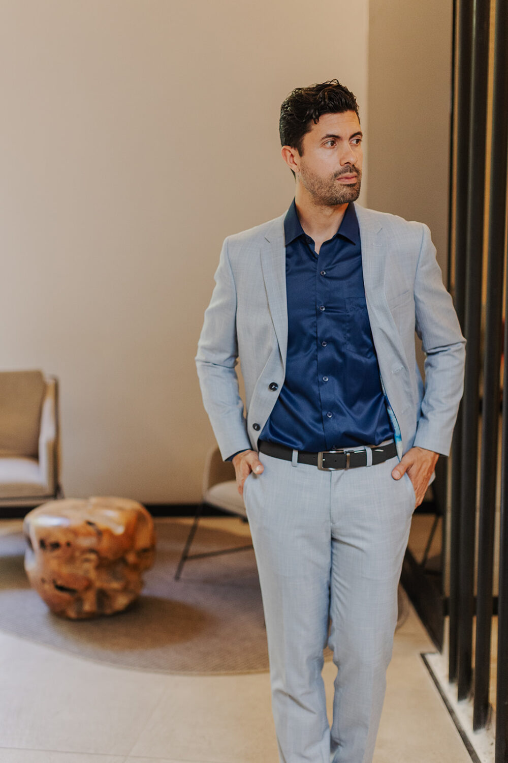 Traje kosta Azul Ref S226A90411 - Imagen 4